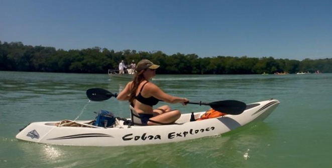 Caribbean kayaking moment 5